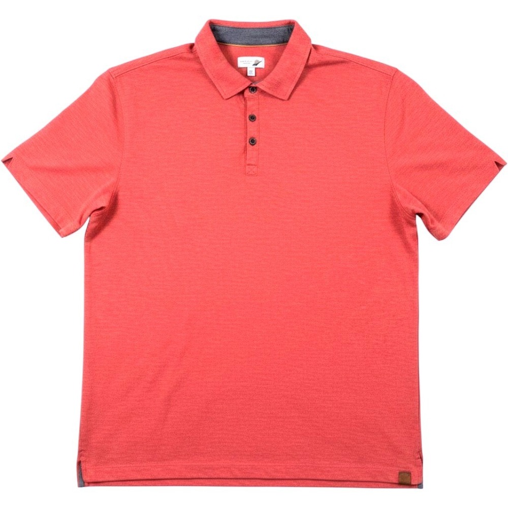 Fundamental Coast Los Angeles Polo Shirt Mens‎ XL Coral Red Performance Golf